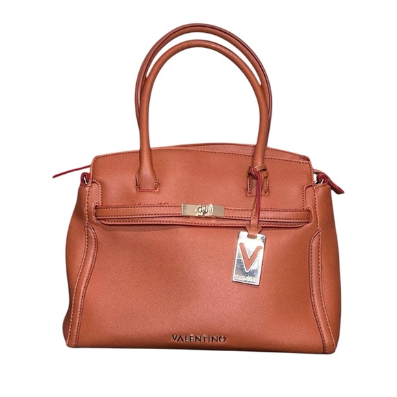 Valentino By Mario Valentino Handbags - Valentino Handbag By Mario Valentino Burnt Orange & Red